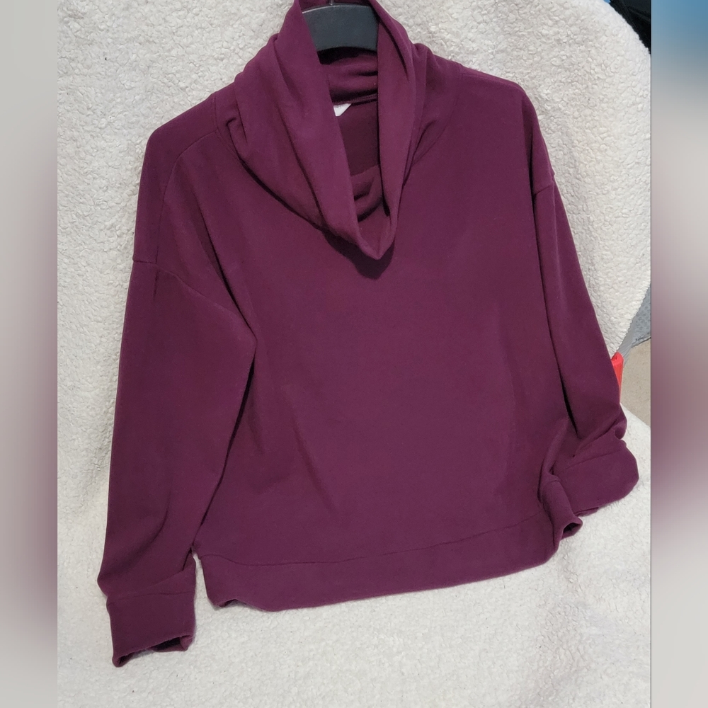 Time Tru Cowl neck Sweater.  Super soft. Never worn Size L